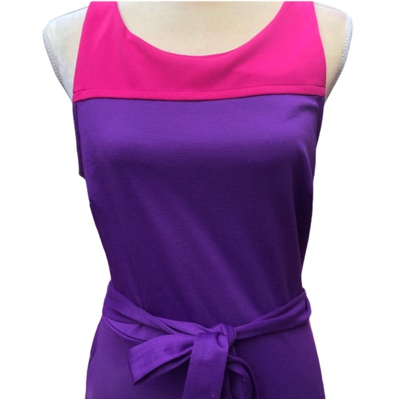 🛍 3 for $35! Elle Color Block Dress Size 10 NWT - Picture 3 of 6